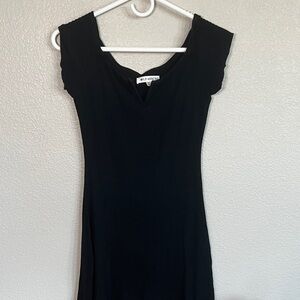 Wild Honey Elegant Black Mini Dress